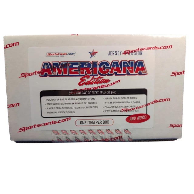 2025 Jersey Fusion Americana Edition Card Box **RIP & SHIP** LIVE ON STREAM