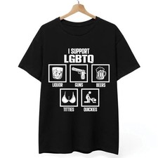 NEW I Support LGBTQ Shirt, Funny Meme Shirt, 100 Cotton Unisex Shirt