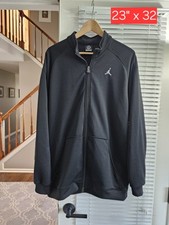 VTG NIKE AIR JORDAN Jumpman 85-05 20 Black Vented Track Jacket RARE Men's Large