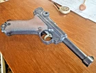 1960s MARX Vintage Plastic Toy German 9mm Luger 1253KU P08 Cap toy