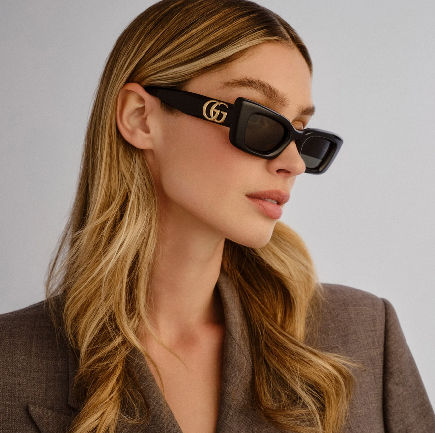 Brand New 2026 GUCCI Women Sunglasses GG 1827S 001 Authentic Italy