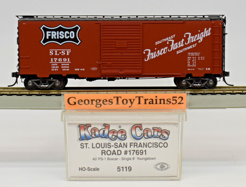 KADEE HO #17691 SLSF ST LOUIS-SAN FRANCISCO FRISCO 40' PS-1 CAJA COCHE 5119 USADO | Condition: Used