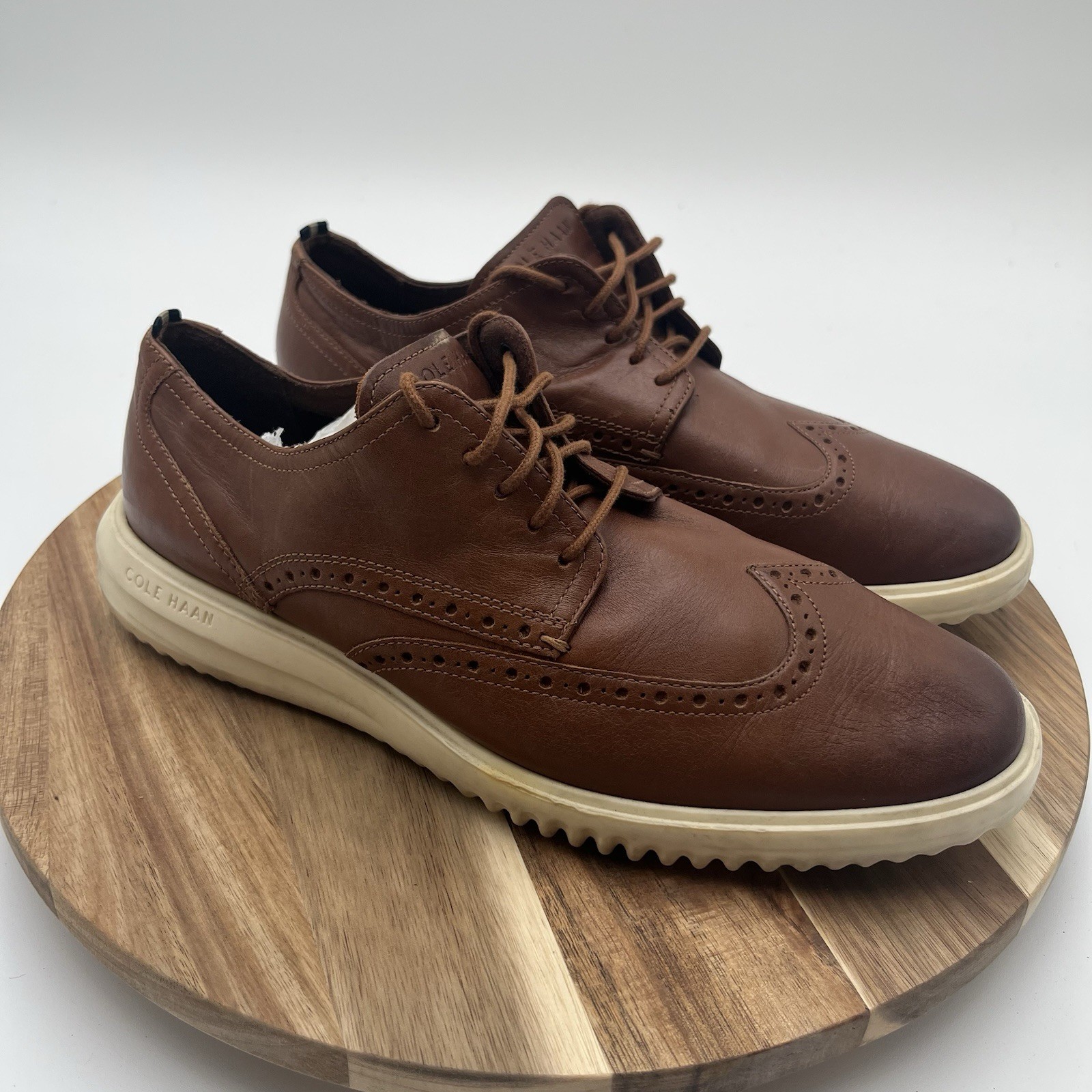 SAOLA Scarpe Oxford Cole Haan da uomo Grand Plus a coda di rondine marrone eleganti casual C36939 9 5 M