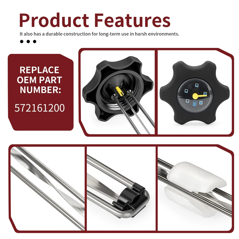 Tapa medidor gasolina combustible 572161200 para Ski-Doo Skandic MXZ 380 440 500 500F 600 Foto 4 de 4