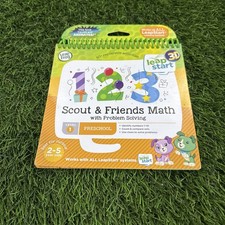 NEW LeapFrog Leap Start 3D Preschool book SCOUT FRIENDS MATH PROBLEM SOLVING