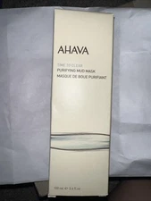 AHAVA Time To Clear Purifying Mud Mask 3.4 oz Full Size ~ Brand New