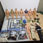 Vintage 1990s GI Joe 12” Figure Lot 10 Figures + Clothes +Accessories