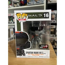 VAULTED EXCLUSIVE Spartan Mark VII w/ Shock Rifle Halo Funko Pop #16 Video Games