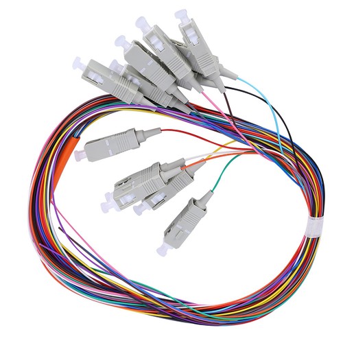 12‑Pole Multimode Fiber Pigtail Cable Low Insertion Loss For Communication - Afbeelding 14 van 22
