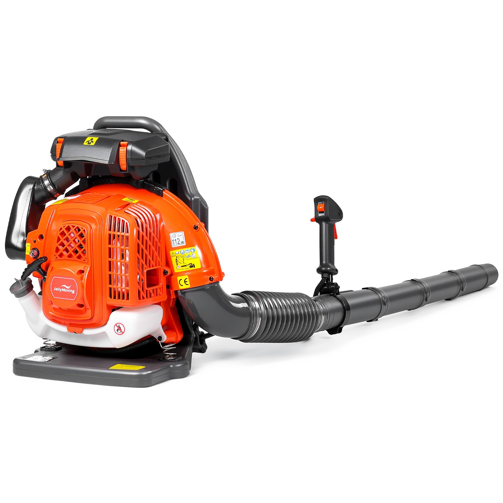 65CC 2-Stroke Backpack Gas Leaf Blower 850CFM 230MPH, 2-Stage Large Air Filter