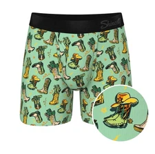 Shinesty The Line Dance | Cowboy Boots Ball Hammock Pouch Underwear