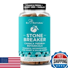 Chanca Piedra Stone Breaker - Kidney & Gallbladder Support, Celery Seed, 60 Caps