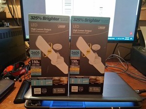 2 LED High Lumen Output 150W/Uses 24W