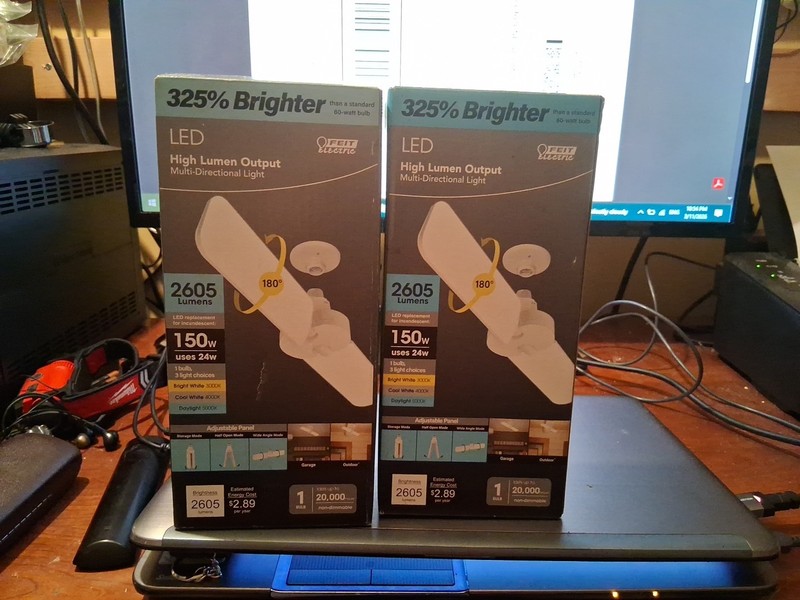 2 LED High Lumen Output 150W/Uses 24W