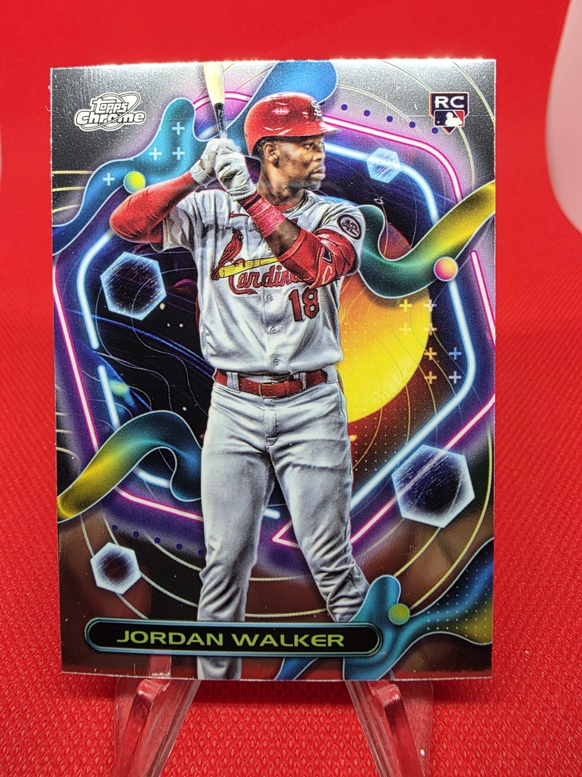 2023 Jordan Walker Topps Chrome Cosmic St. Louis Cardinals RC #151