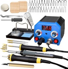 Pyrography Wood Burning Kit, Professional Wood Engraving Pen Kit, Temperature Ad