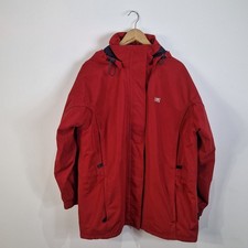 Trespass 8000mm Mens Hooded Red Waterproof Wi...