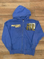Polo Ralph Lauren Men's Heavyweight Zip-Up Hoodie Vintage Y2K, Size XL