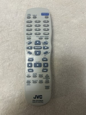 JVC DVD Remote Control RM-SXV060A For XV-N312 XV-N310 XV-N312SUJ XV-N310B Tested