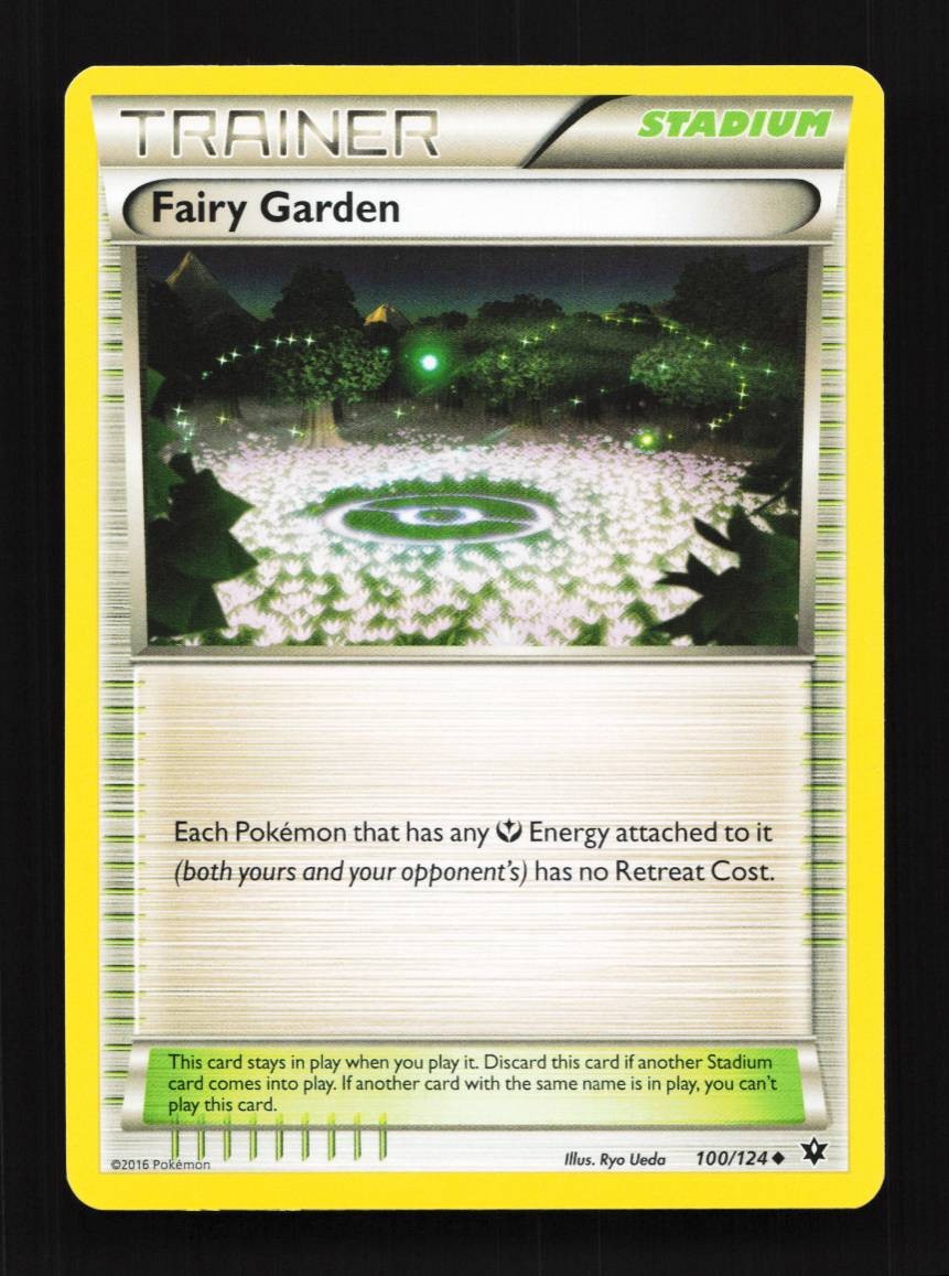 Fairy Garden 100/124 LP Fates Collide English Pokemon Card TCG