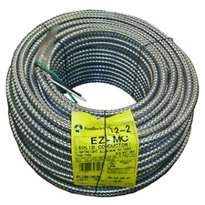 Armorlite 68580001 Type MC Armored Cable, 12/2, 250ft