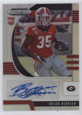 2020 Panini Prizm Draft Picks Rookies Silver Brian Herrien #134 Auto tw7