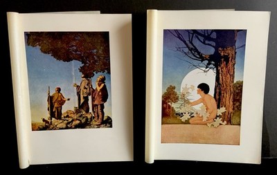 Maxfield Parrish ''Christmas & Easter  Orign l Illustrations 1911 Golden Treasury
