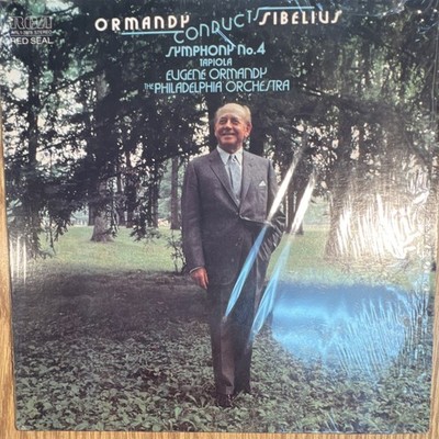 Sibelius Symphony No. 4 Tapiola Ormandy Philadelphia Orchestra RCA Red Seal LP