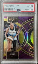 2024 PANINI SELECT WNBA ANGEL REESE PURPLE PRIZM #147 ROOKIE RC /149 PSA 10 GEM