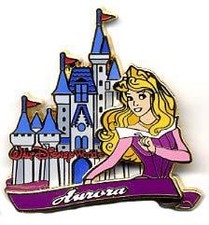 Spilla Disney Principesse Castello Serie Aurora