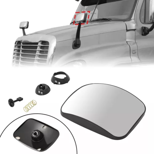Hood Mirror Glass Convex For Freightliner Cascadia 2008-2017 Left OR Right