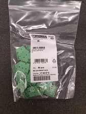 New, Phoenix Contact, 1700079, CONN TERM BLK SPACER GREEN -  Lot of 50pcs