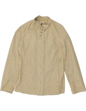 Marlboro Classics Womens Bomber Jacket Uk 10 Small Grey Cotton An04