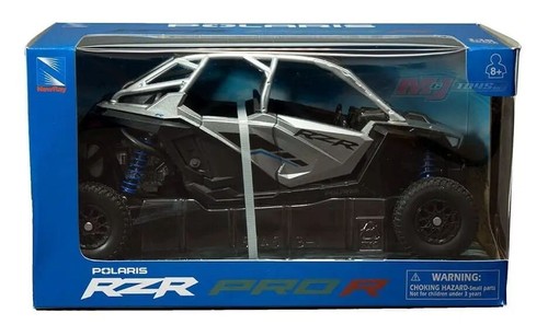 New Ray 1:18 Polaris RZR Pro R – Silver 58453A - Picture 2 of 2