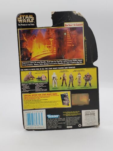 Figura de acción Star Wars Han Solo en bloque de carbonita marco congelado 3,75 pulgadas 1997 - Imagen 3 de 4