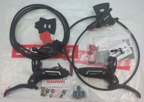 SRAM Level Ultimate Stealth disc brake set front rear carbon titanium black F&R