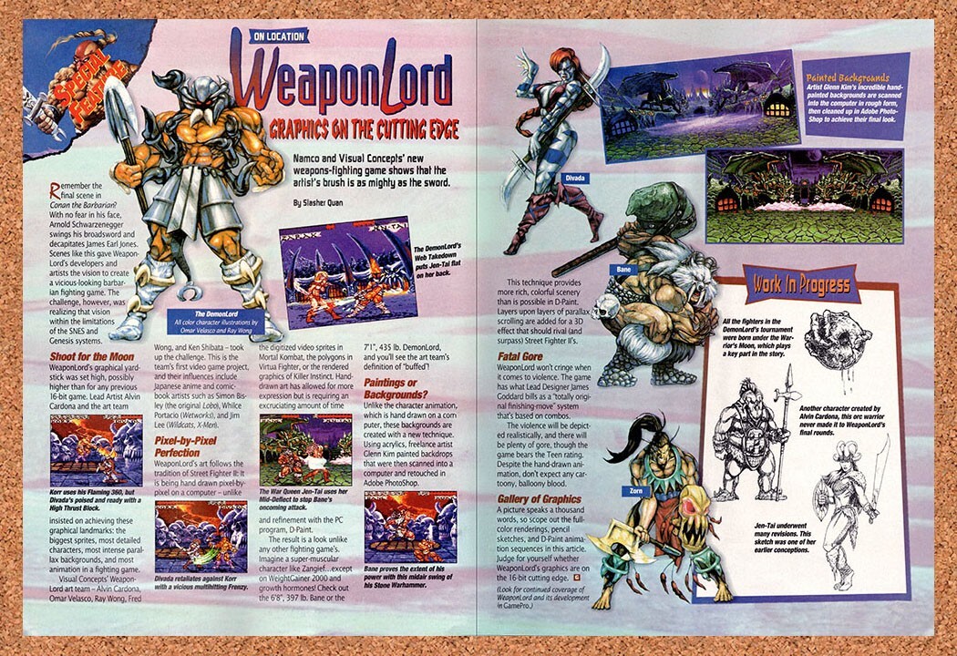 1994 WeaponLord SNES Original Advertisement / Retro Wall Art v1 | eBay