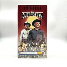 The Magnificent Seven VHS New Factory Sealed 1985 Yul Brynner, Steve McQueen