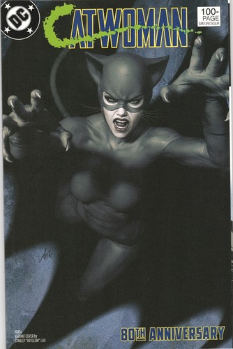 CATWOMAN 80TH ANNIVERSARY ~ 100 PAGE (2020) ARTGERM LAU  VARIANT ~ UNREAD NM - Picture 1 of 6
