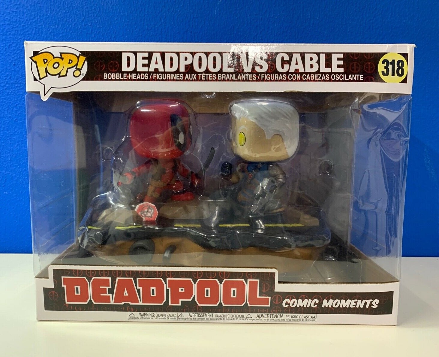 En Oferta Deadpool Vs Cable-Funko Pop! 318 Comic Moments-Marvel