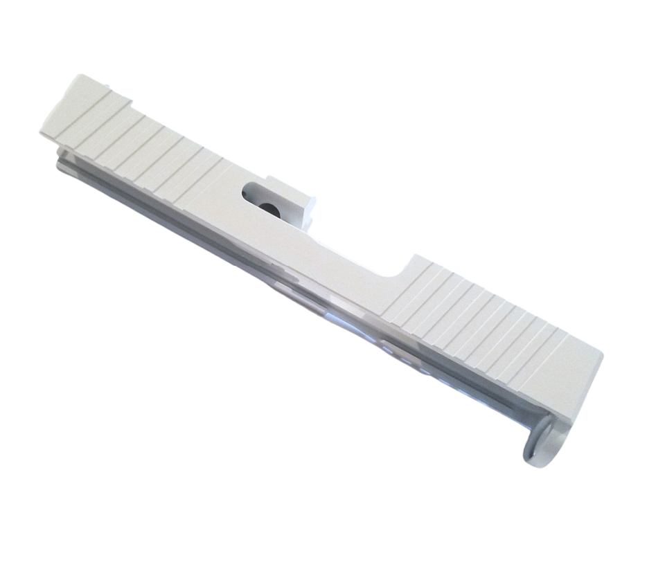 For Glock 43 43X Custom Coated Slide with RMSc Cut Out Cerakote TiN ...