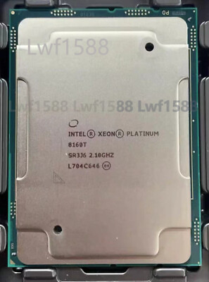 Intel Xeon Platinum 8160T QS 24-core 48-thread 2.1GHz 150W LGA3647 CPU processor