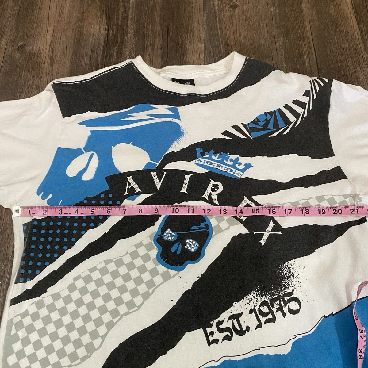 Vintage Y2K Avirex T Shirt Men
