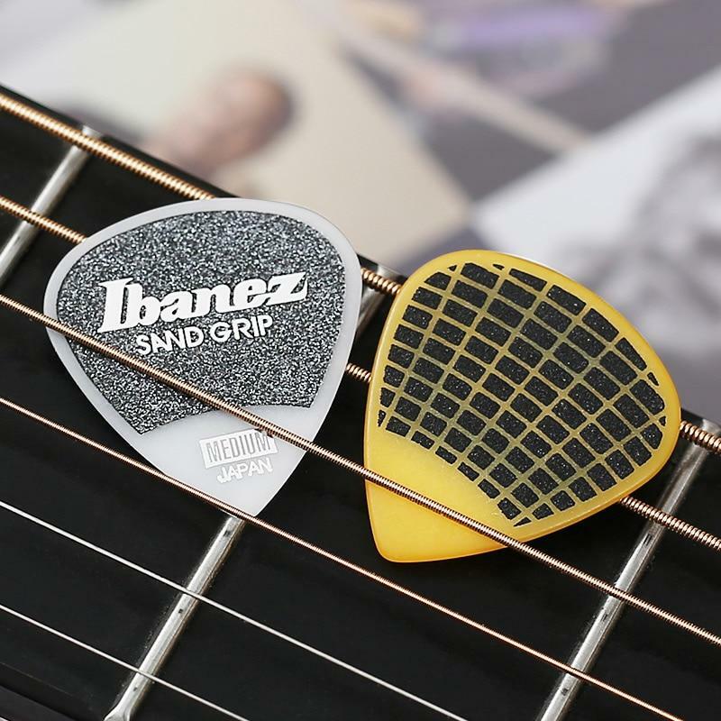 Ibanez Grip Wizard Series Sand Plectrum Electric Acoustic Guitar Pick Made Japan