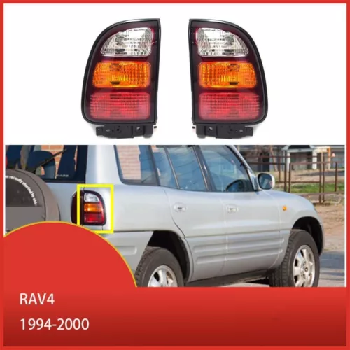 For RAV-4 RAV4 1994-2000 Left& Right Pair Side Tail Light Rear Lamp Signal Light - Picture 2 of 6