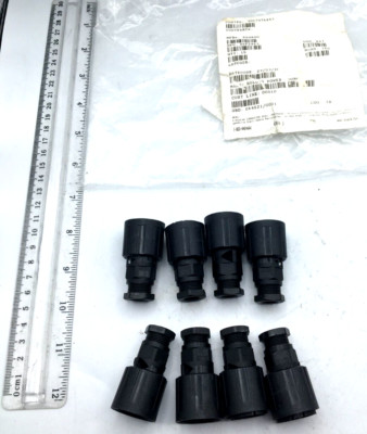 Bulgin Lot of 8 Connector Components Nylon Black PX0800 New