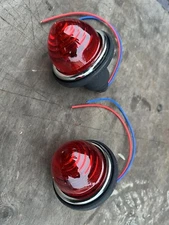 2x REAR STOP/TAIL LAMP CLASSIC MINI MORRIS MINOR TRAVELLER LAND ROVER LUCAS L594
