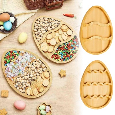 Easter Eggs Shaped Charcuterie Board Wood Easter Eggs Cutting Board Cheese