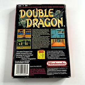 Double Dragon - Nintendo Entertainment System (NES 1987 UK PAL) CIB