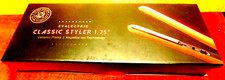 Evalectric Classic Styler 1.25" Ceramic Plates Negative Ion Technology Red Boxed